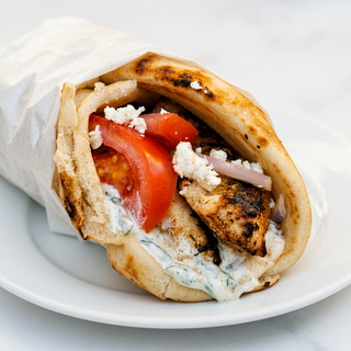 Chicken Souvlaki with Pita